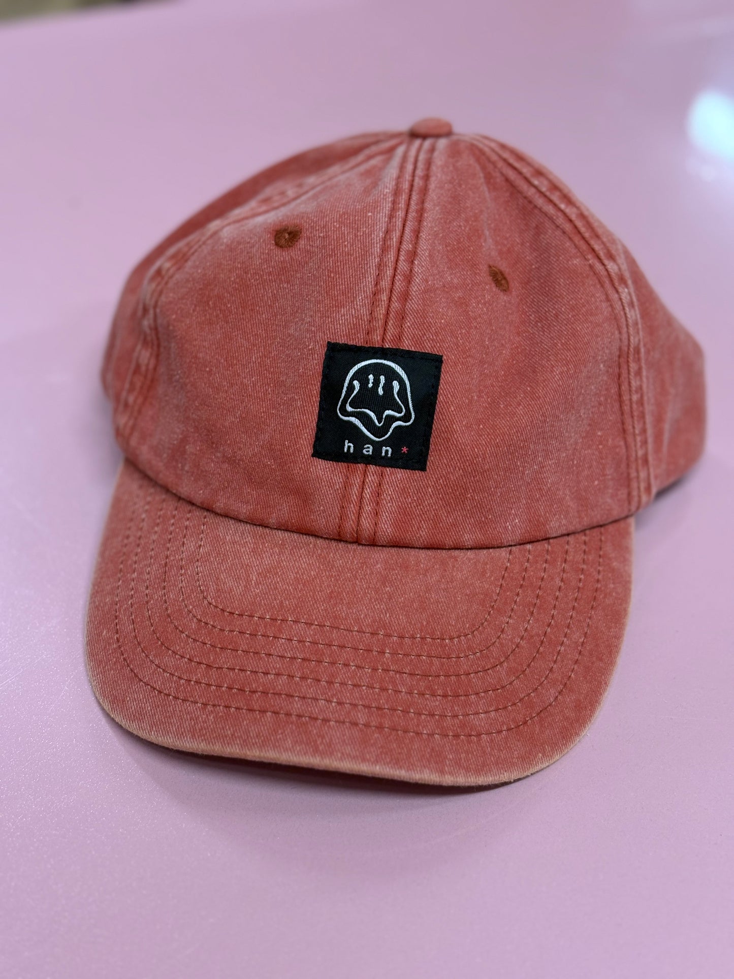 Smiley Orange Cap