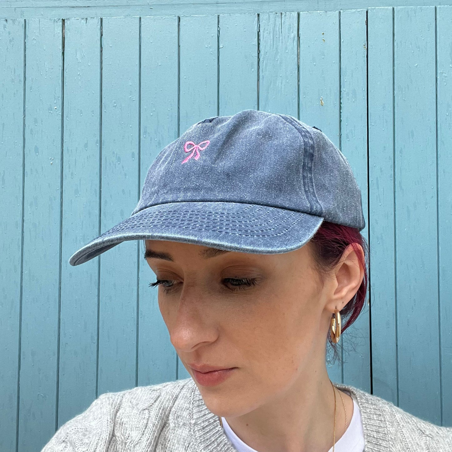 Denim Blue Faded Cap