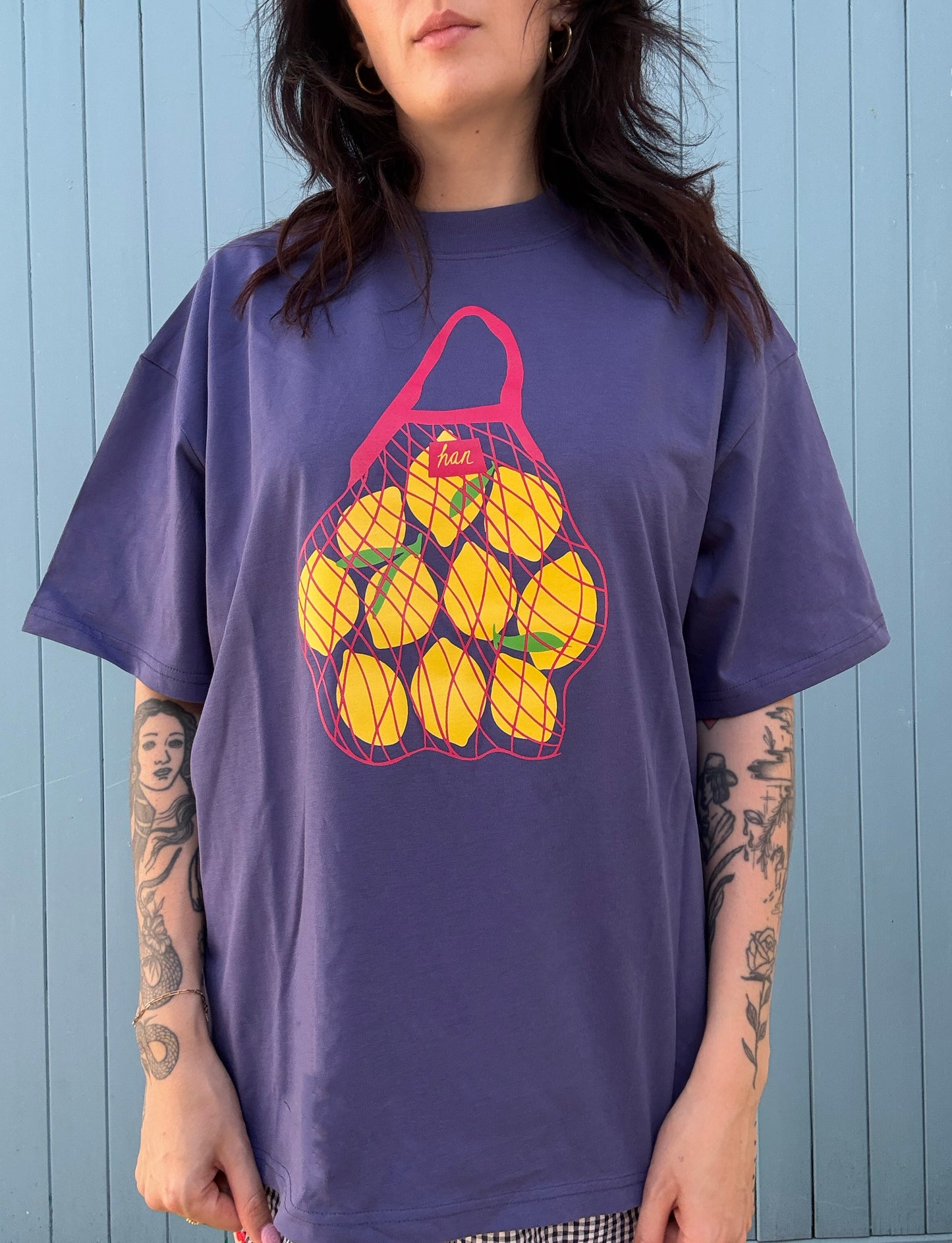 Han Gives you Lemons Tee Indigo