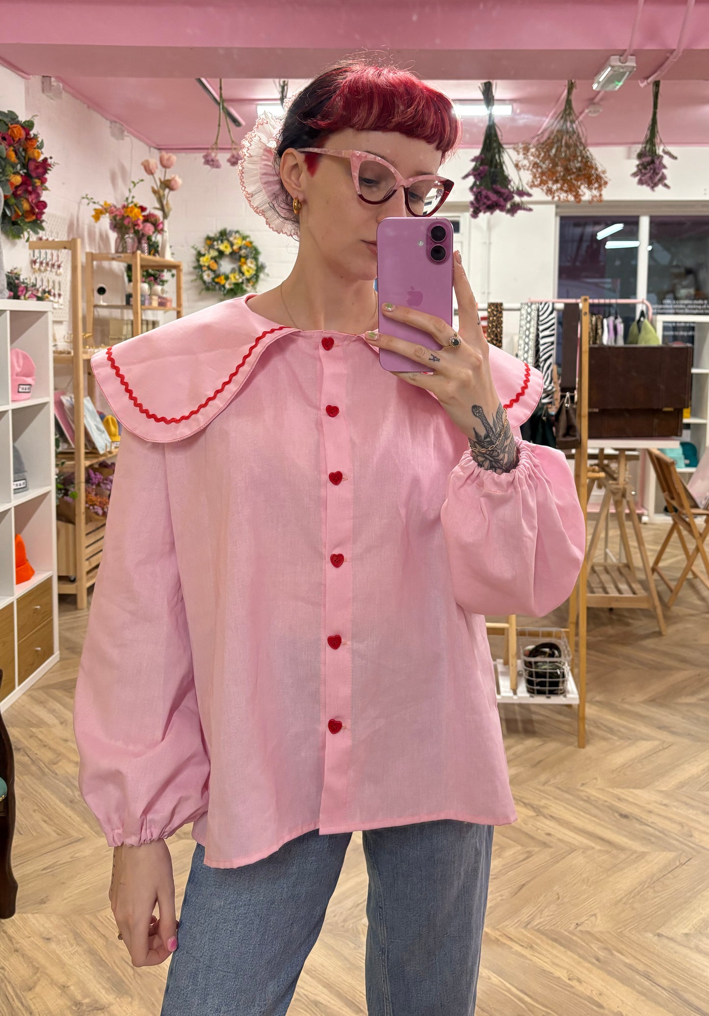 PREMIUM Stella Shirt in Romance Pink