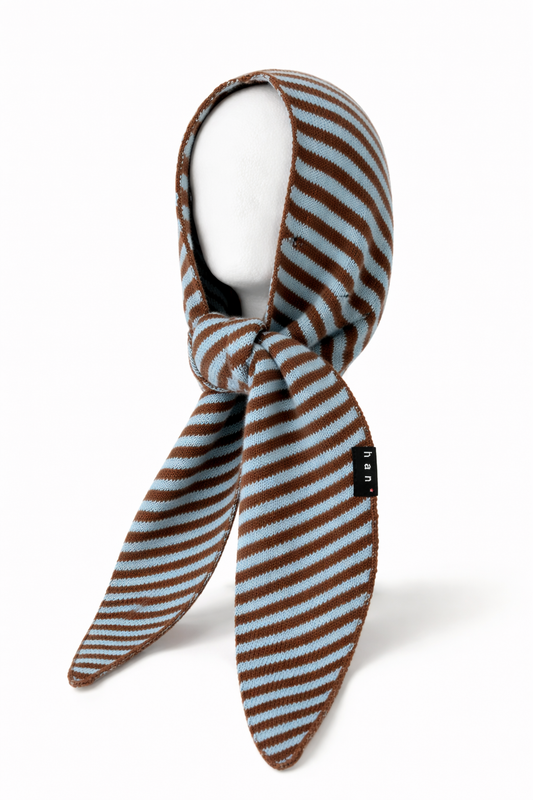 Blue & Brown HeadScarf