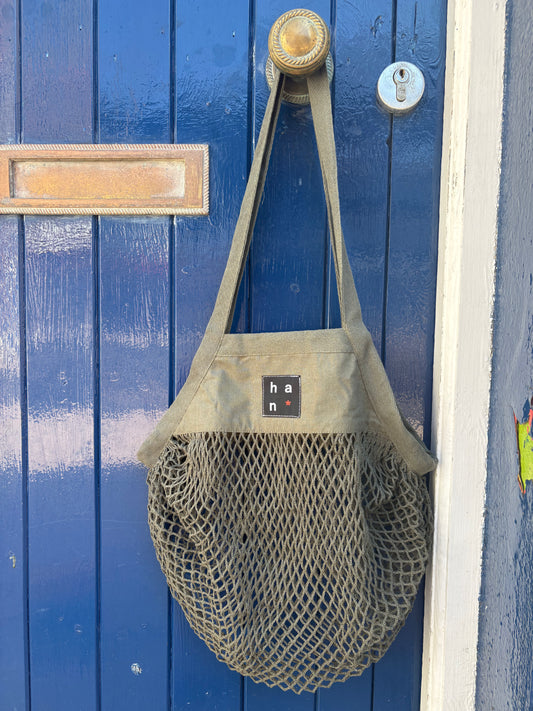Khaki net bag