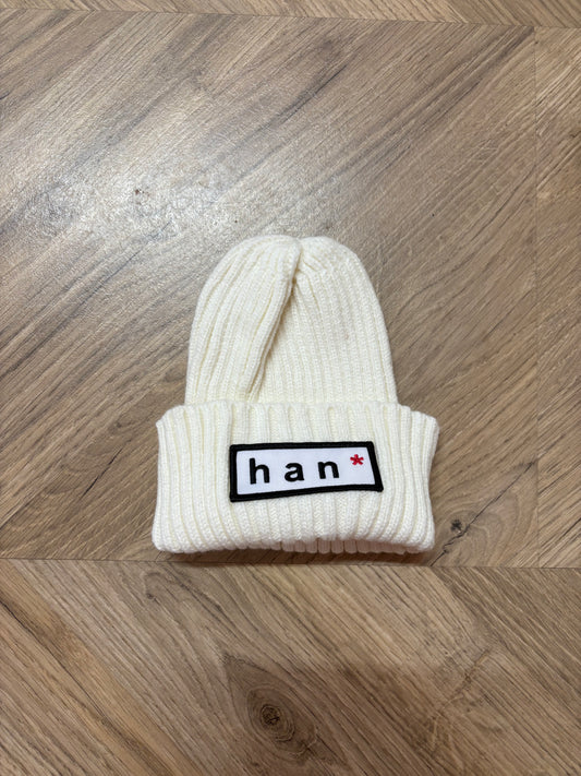 Cream Kids Beanie