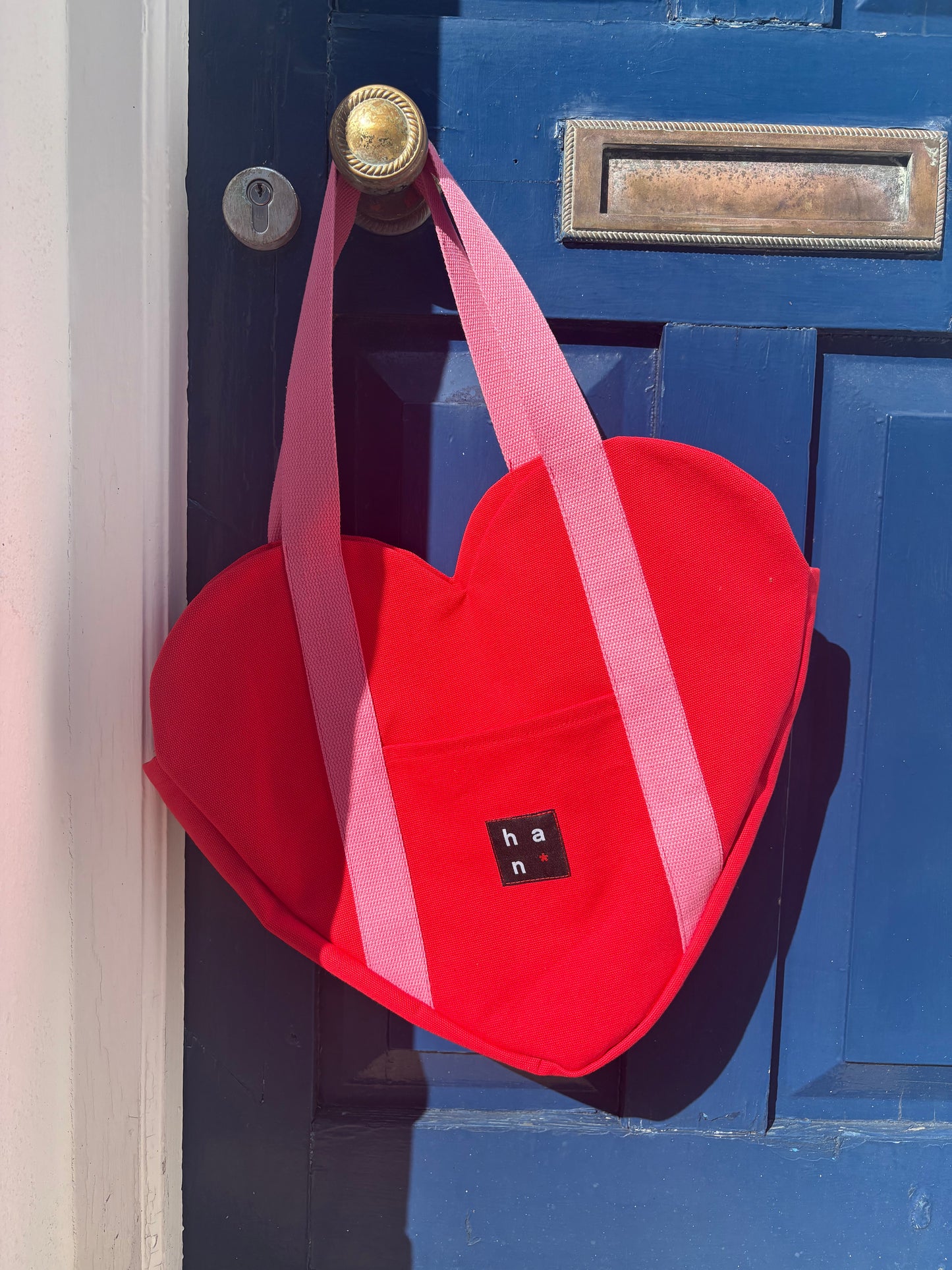 PREMIUM Heart Shaped Tote Red & Pink