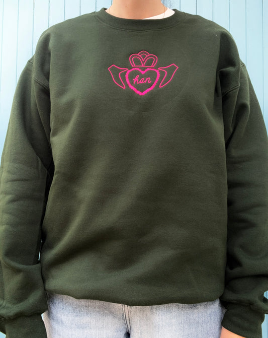 Forest Green Claddagh Sweat
