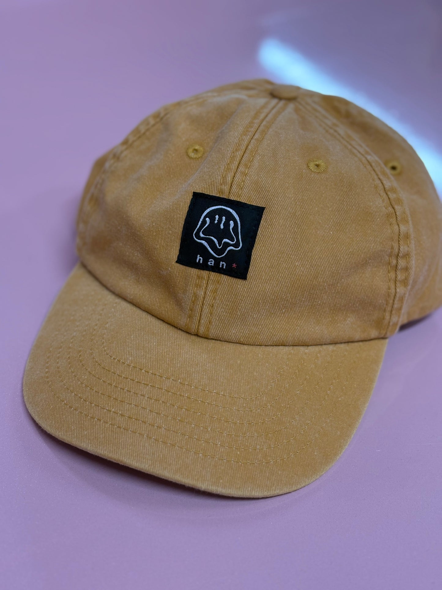 Smiley Golden Yellow Cap