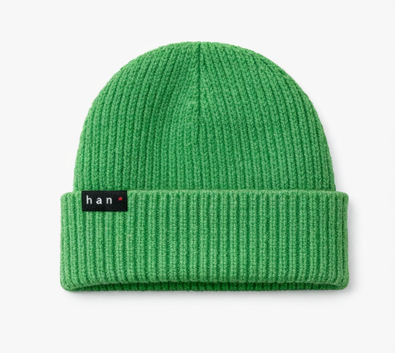 Vibrant Green Colour Pop Beanie