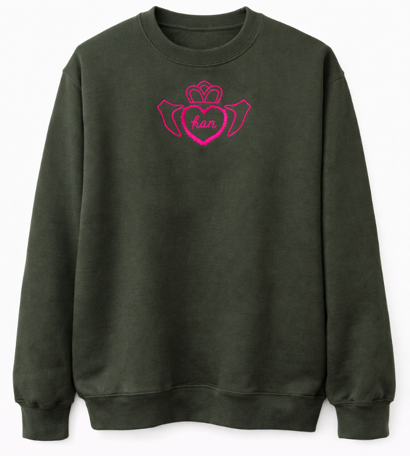 Forest Green Claddagh Sweat