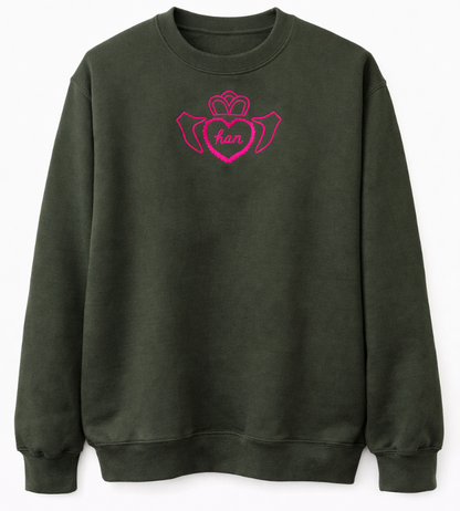 Forest Green Claddagh Sweat