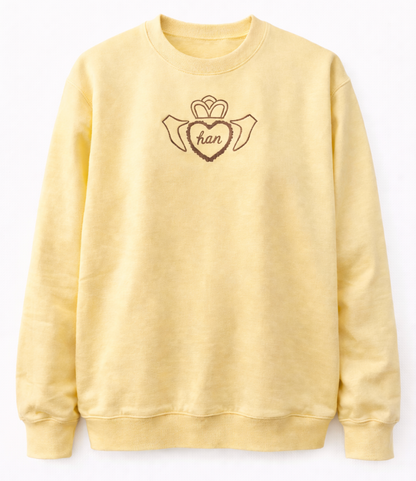 Butter Yellow Claddagh Sweat