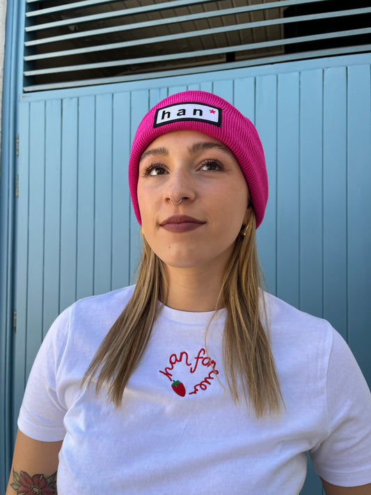 Fuchsia Pink Beanie