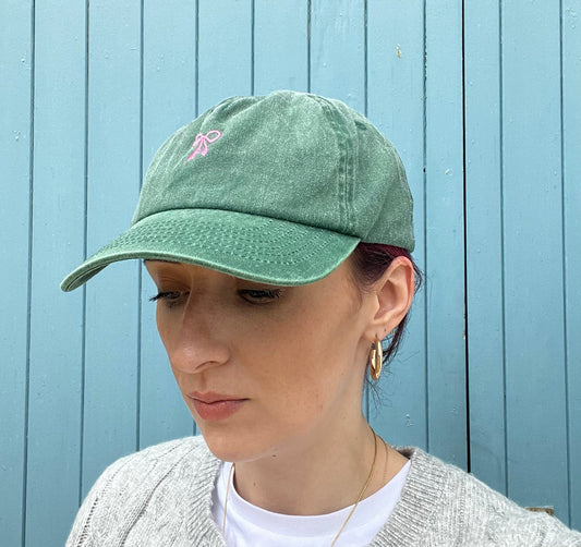 Green Faded Cap