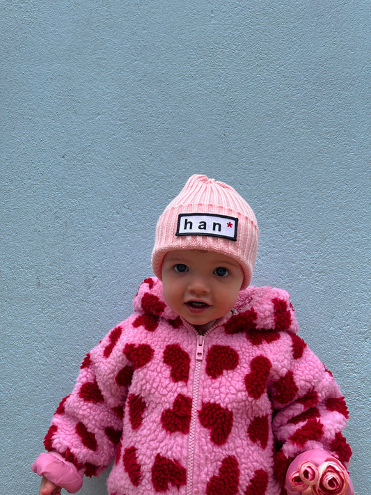 Pink Kids Beanie