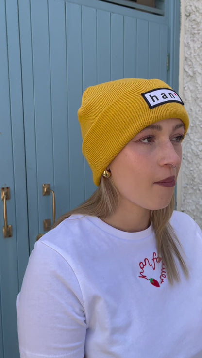 Mustard Beanie