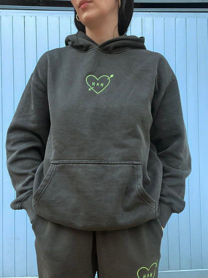 Smoke Black Heartbreak Hoody