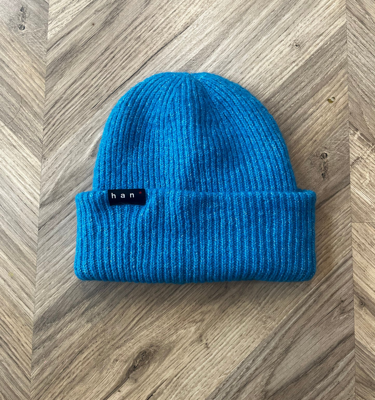 Vibrant Blue Colour Pop Beanie