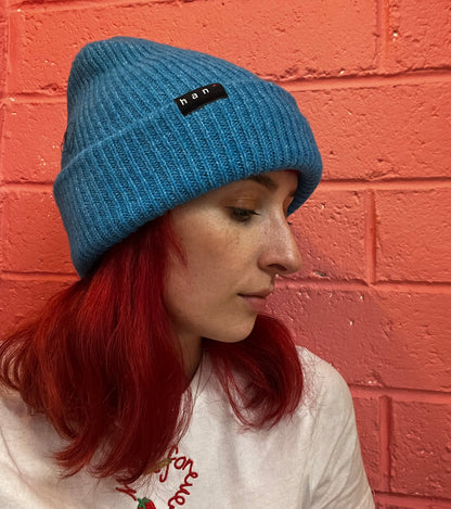 Vibrant Blue Colour Pop Beanie