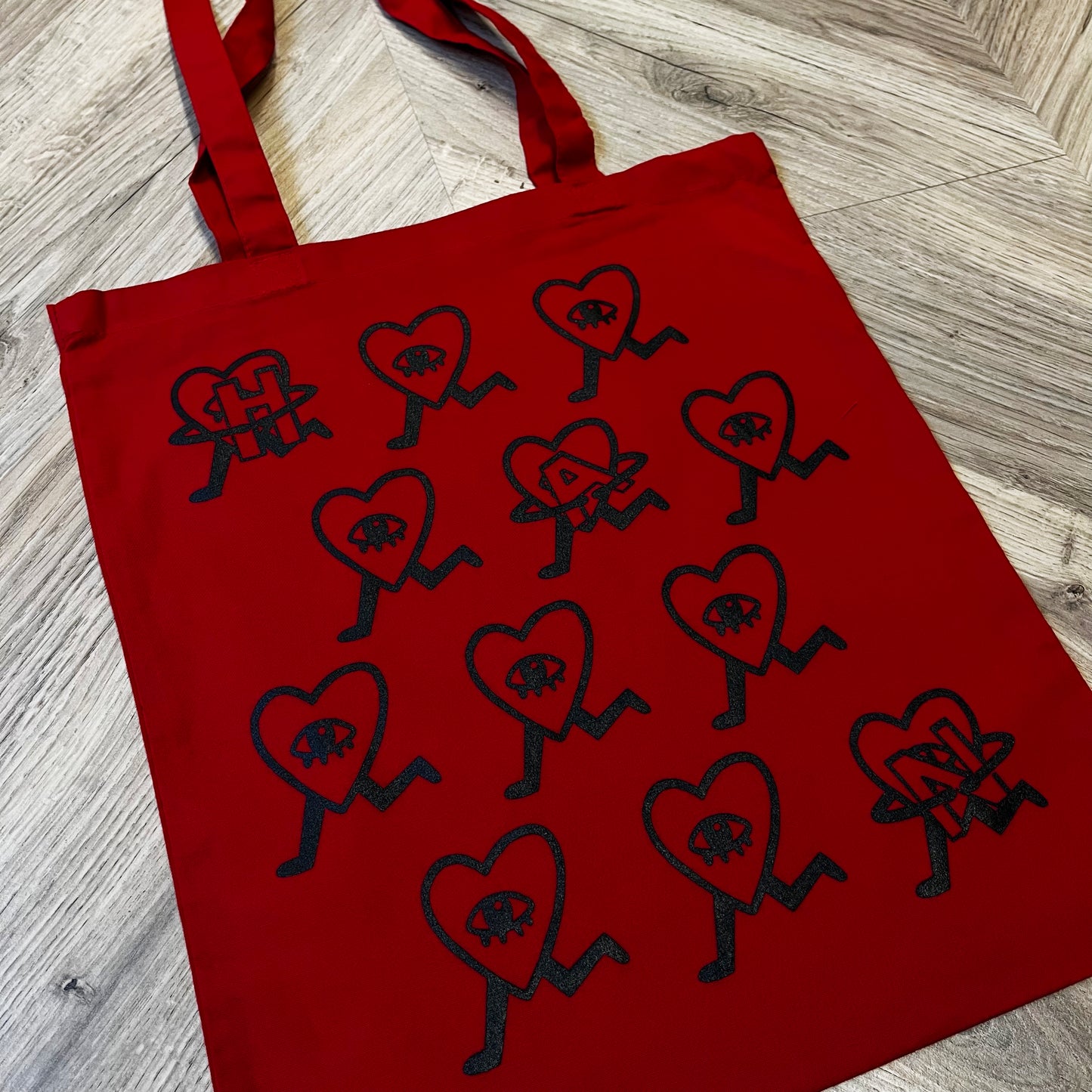 Love on the Run Red Tote